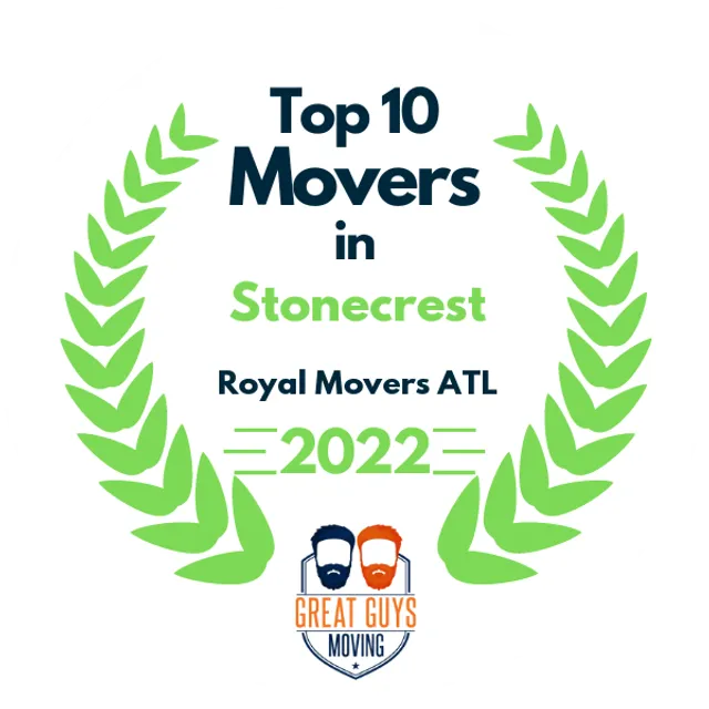 Top 10 Movers in Atlanta, GA 2022 award