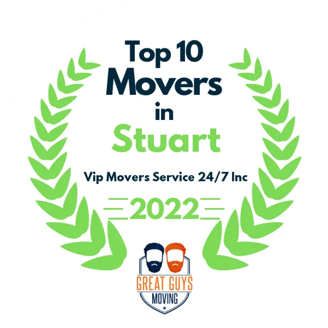 Top 10 Movers in Port St. Lucie, FL 2022 award