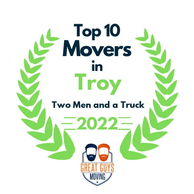 Top 10 Movers in Dayton, OH 2022 award