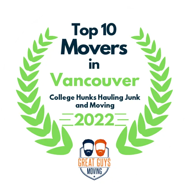 Top 10 Movers in Portland, OR 2022 award