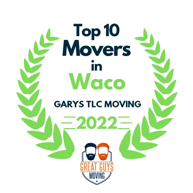 Top 10 Movers in Waco, TX 2022 award