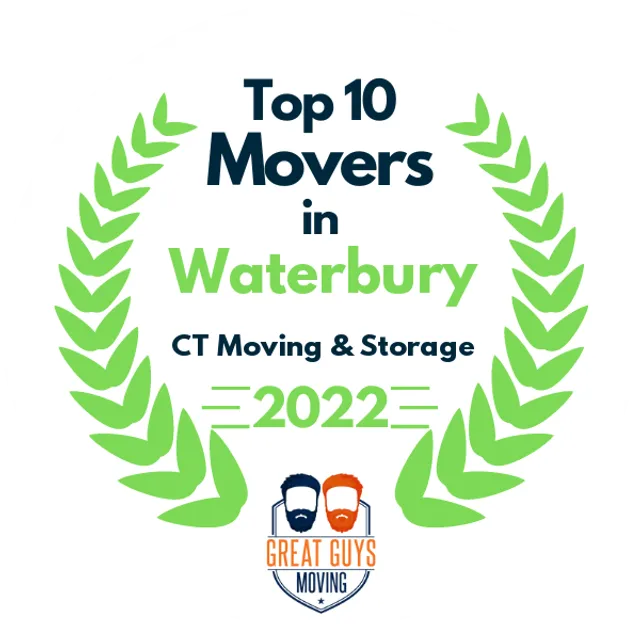 Top 10 Movers in Hartford, CT 2022 award