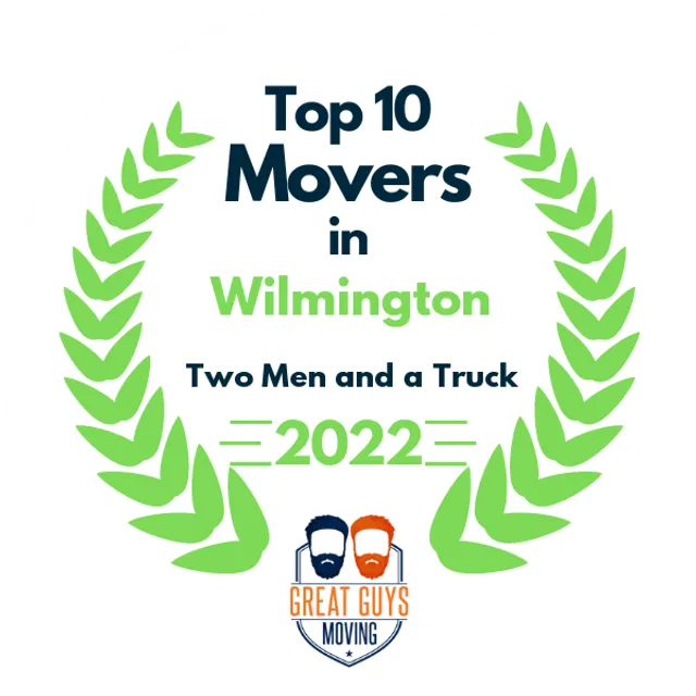 Top 10 Movers in Wilmington, NC 2022 award