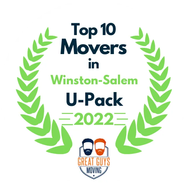 Top 10 Movers in Greensboro, NC 2022 award