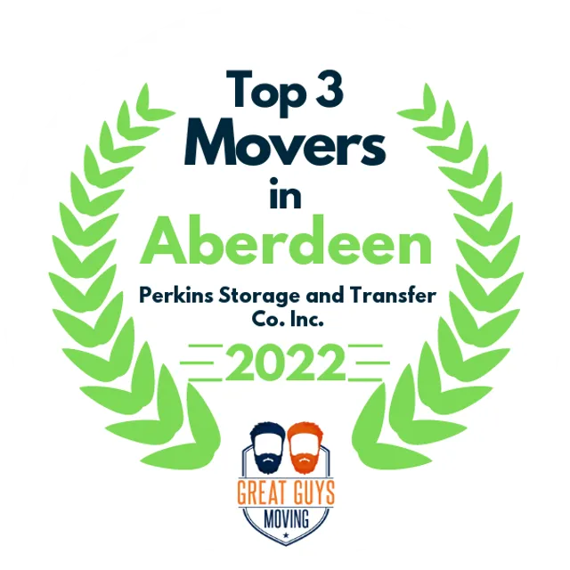 Top 3 Movers in Aberdeen, SD 2022 award