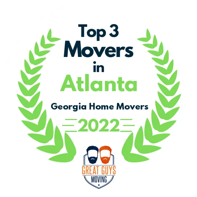 Top 3 Movers in Atlanta, GA 2022 award