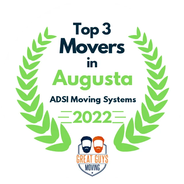 Top 3 Movers in Augusta, GA 2022 award