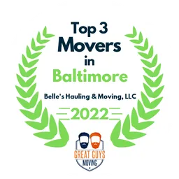 top 3 ranked movers in baltimore 2022 belles hauling moving llc image