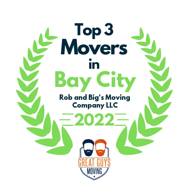 Top 3 Movers in Bay City, MI 2022 award