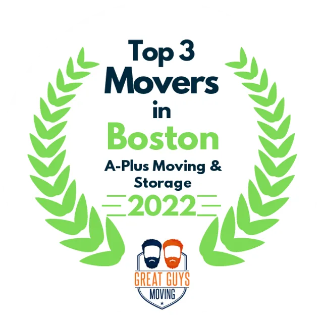 Top 3 Movers in Boston, MA 2022 award