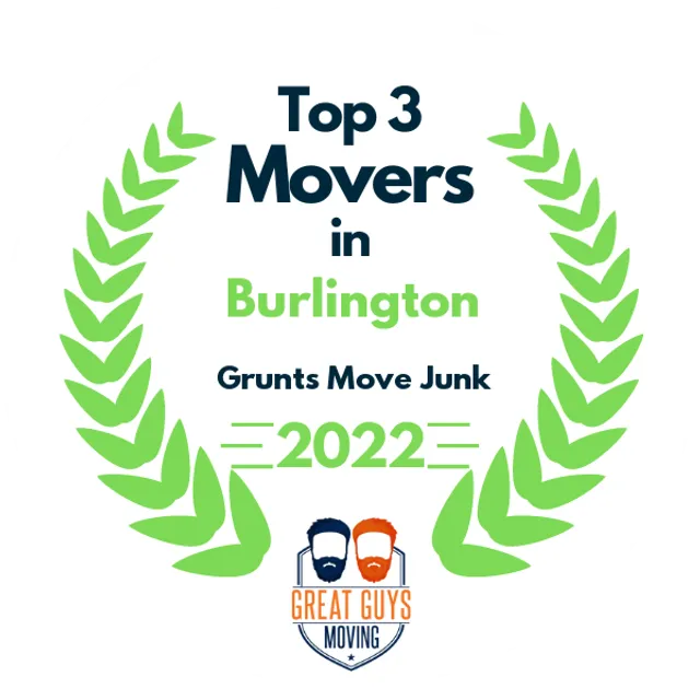 Top 3 Movers in Burlington, VT 2022 award