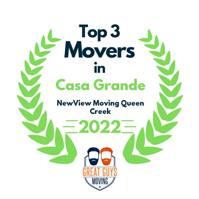 Top 3 Movers in Casa Grande, AZ 2022 award