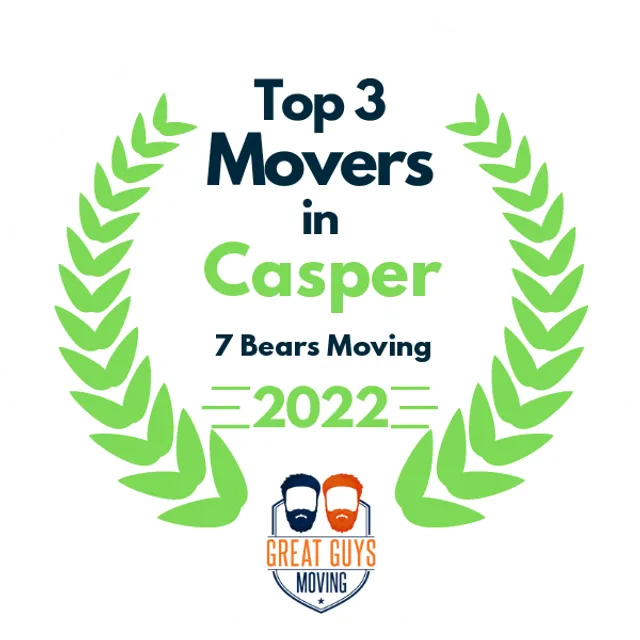 Top 3 Movers in Casper, WY 2022 award