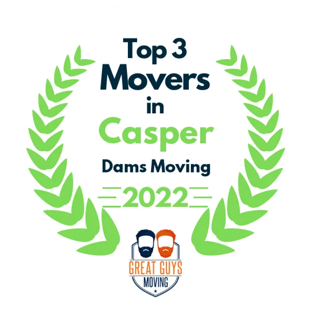 Top 3 Movers in Casper, WY 2022 award