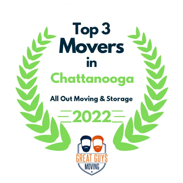 Top 3 Movers in Chattanooga, TN 2022 award