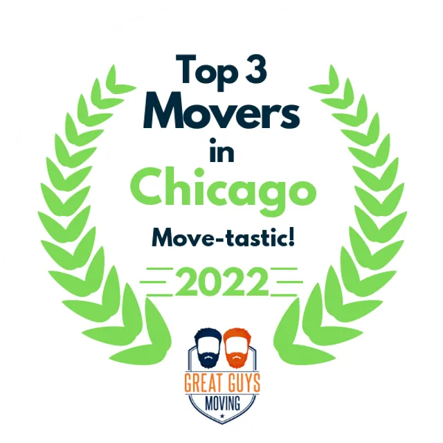 Top 3 Movers in Chicago, IL 2022 award