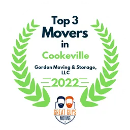 top 3 ranked movers in cookeville 2022 gordon moving storage llc image