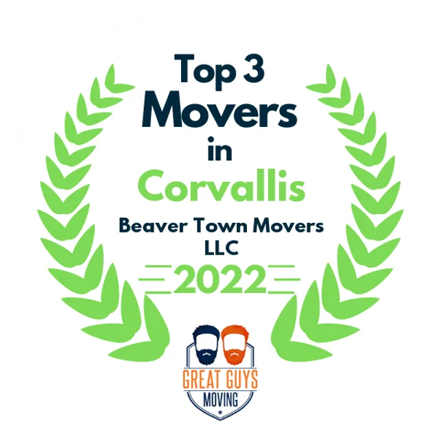 Top 3 Movers in Salem, OR 2022 award