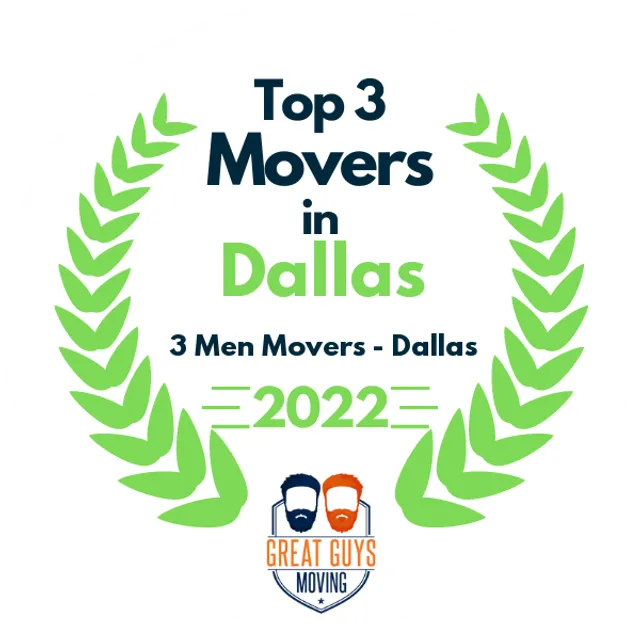 Top 3 Movers in Dallas, TX 2022 award