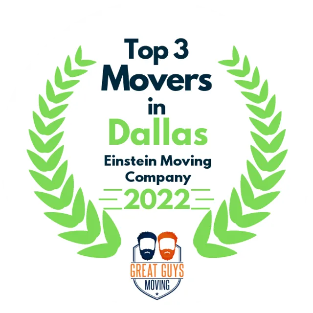 Top 3 Movers in Dallas, TX 2022 award