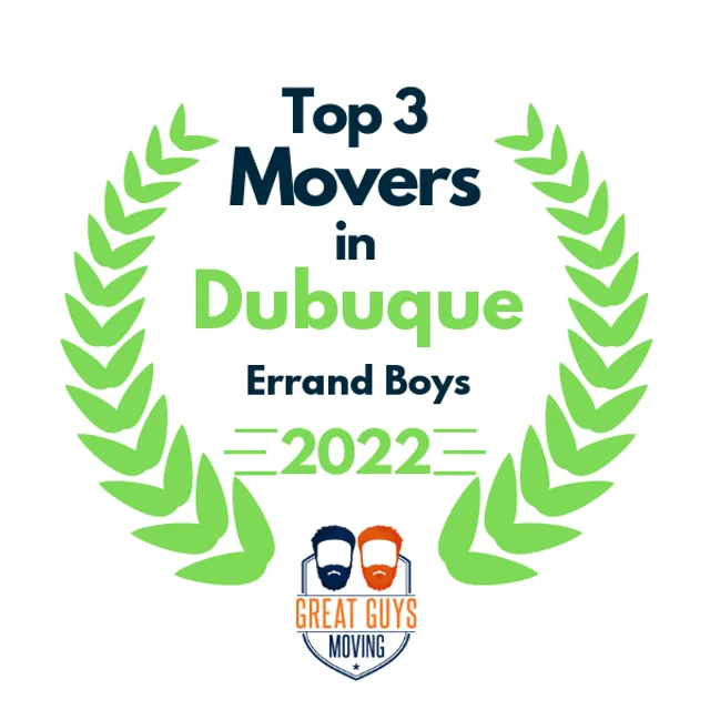 Top 3 Movers in Cedar Rapids, IA 2022 award