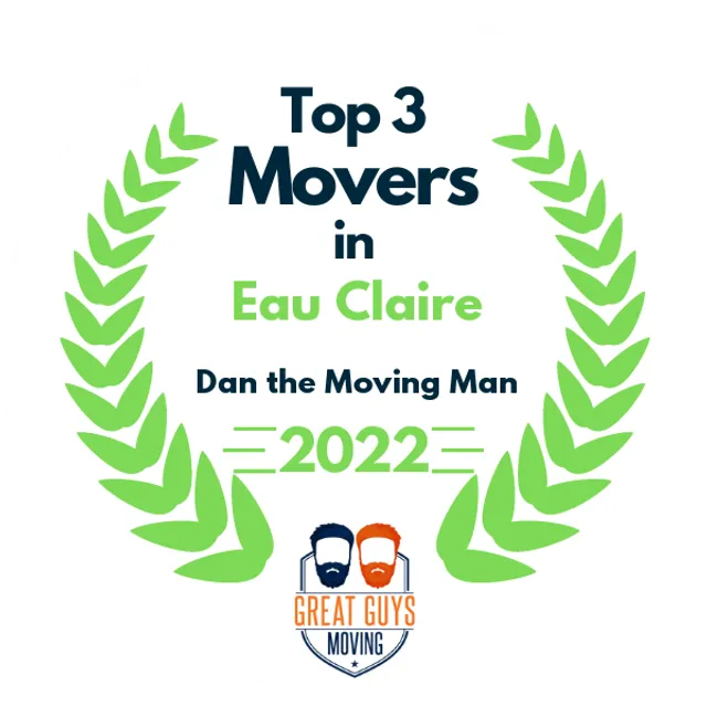 Top 3 Movers in Eau Claire, WI 2022 award