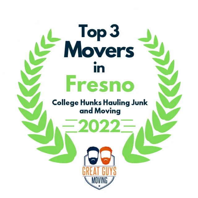 Top 3 Movers in Fresno, CA 2022 award