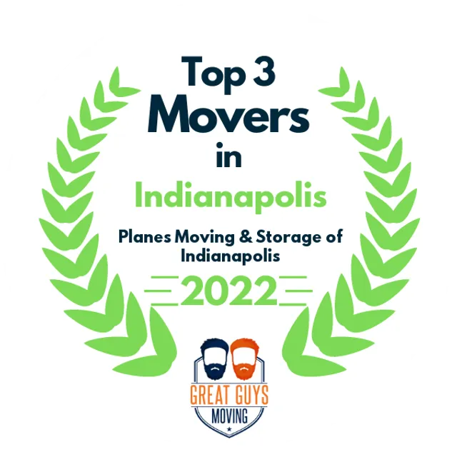 Top 3 Movers in Indianapolis, IN 2022 award