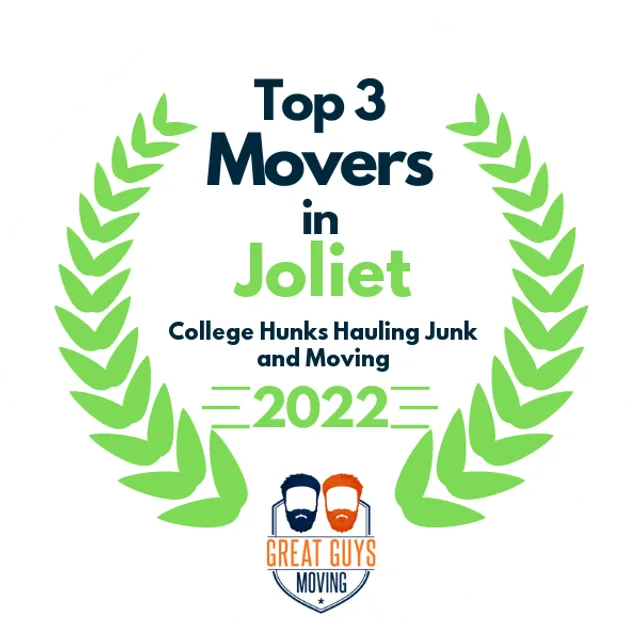 Top 3 Movers in Joliet, IL 2022 award