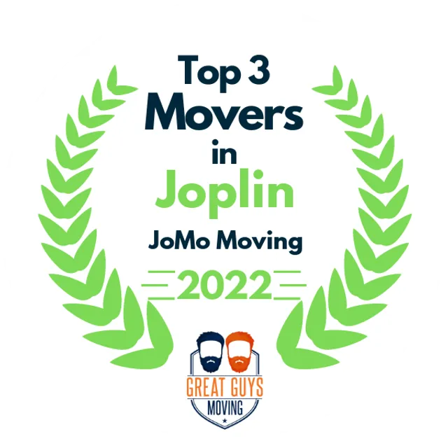 Top 3 Movers in Joplin, MO 2022 award