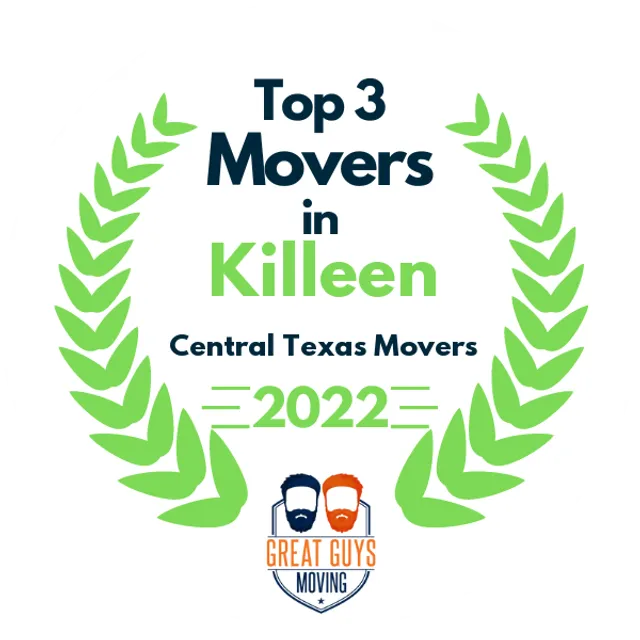 Top 3 Movers in Killeen, TX 2022 award