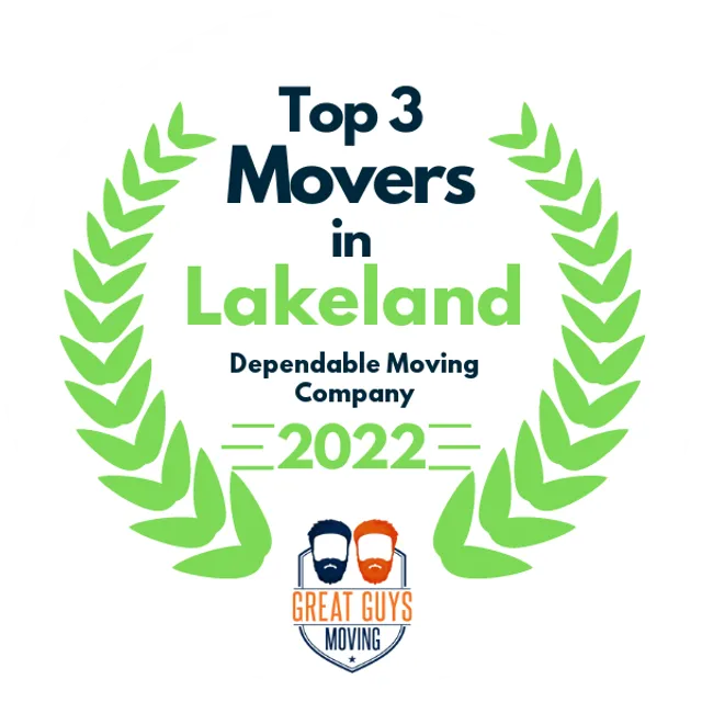 Top 3 Movers in St. Petersburg, FL 2022 award