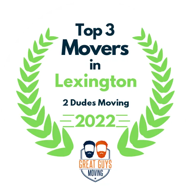 Top 3 Movers in Lexington, KY 2022 award