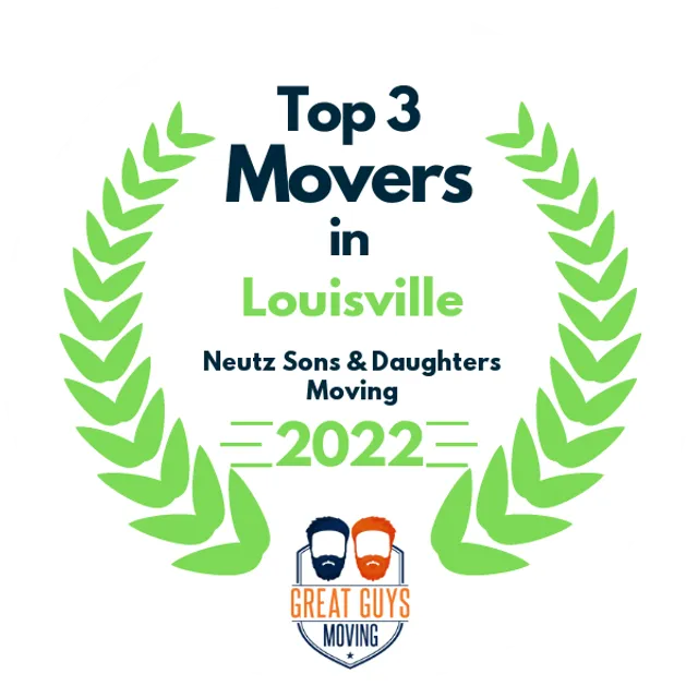 Top 3 Movers in Louisville, KY 2022 award