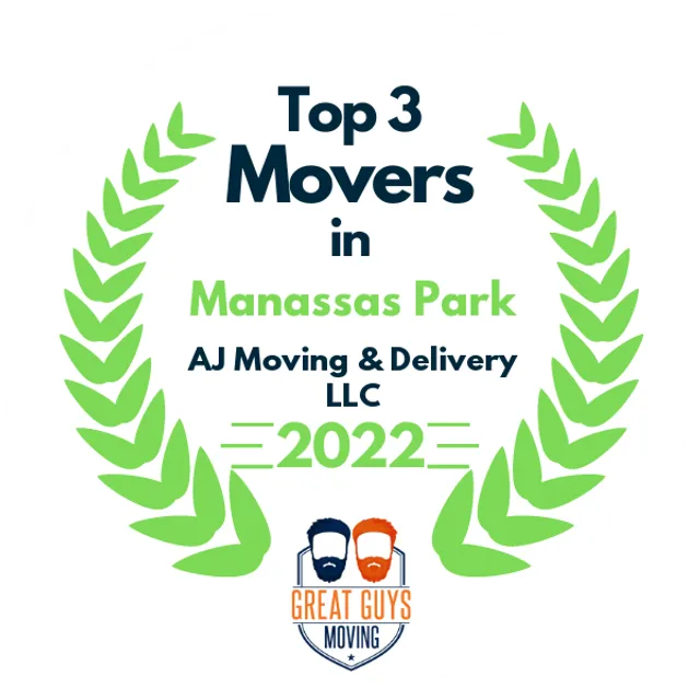 Top 3 Movers in Leesburg, VA 2022 award