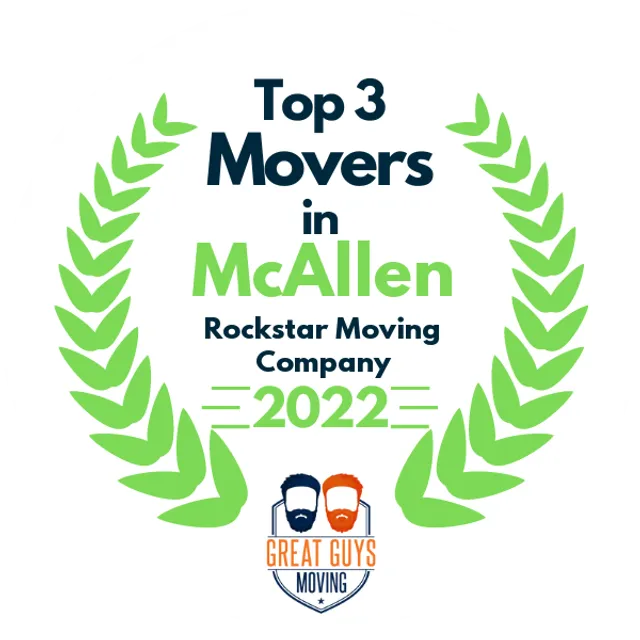 Top 3 Movers in McAllen, TX 2022 award