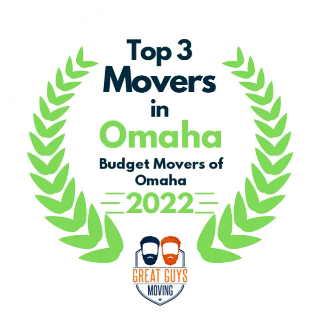 Top 3 Movers in Omaha, NE 2022 award