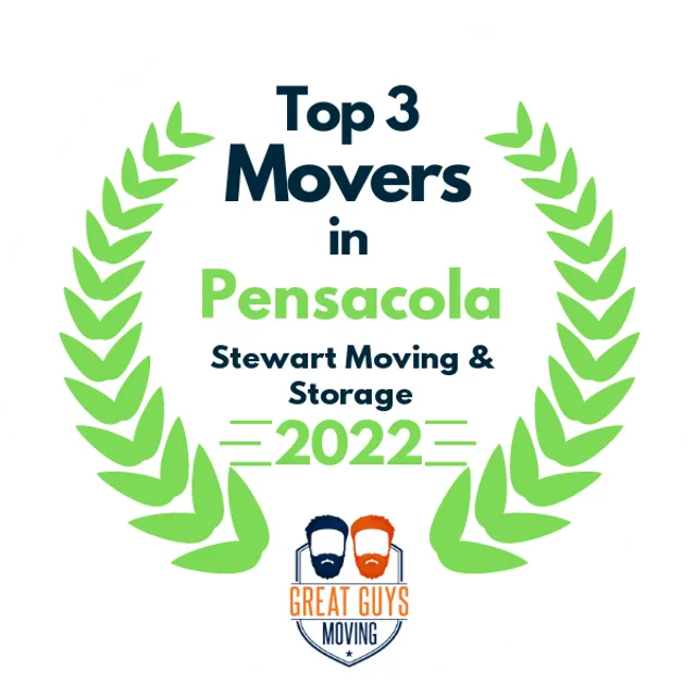 Top 3 Movers in Pensacola, FL 2022 award