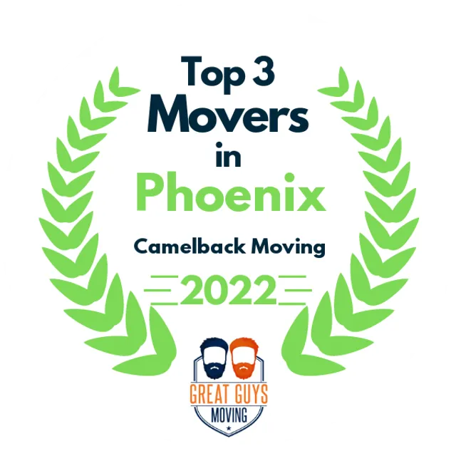 Top 3 Movers in Phoenix, AZ 2022 award