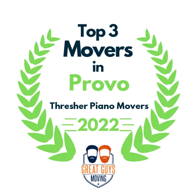 Top 3 Movers in Provo, UT 2022 award