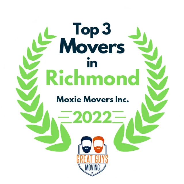 Top 3 Movers in Richmond, VA 2022 award