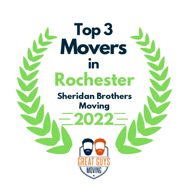 Top 3 Movers in Rochester, NY 2022 award