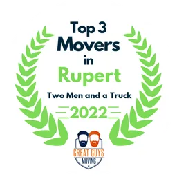 top 3 ranked movers in rupert 2022 two men and a truck image