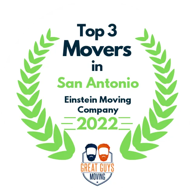 Top 3 Movers in San Antonio, TX 2022 award