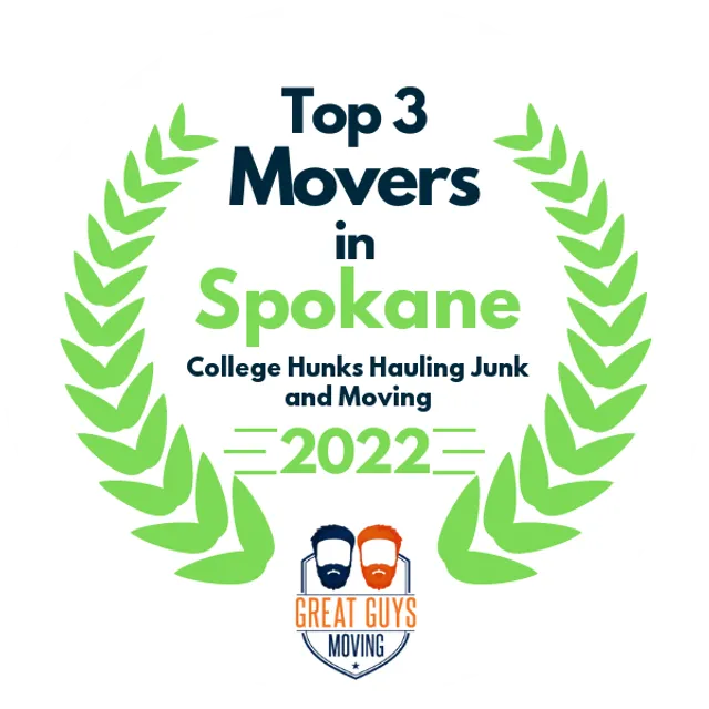 Top 3 Movers in Spokane, WA 2022 award