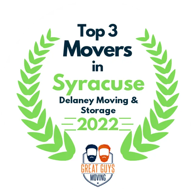 Top 3 Movers in Syracuse, NY 2022 award