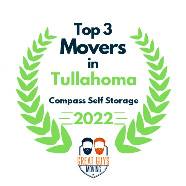 Top 3 Movers in Shelbyville, TN 2022 award