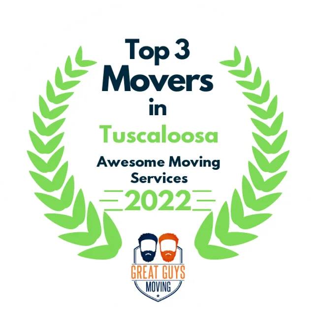 Top 3 Movers in Birmingham, AL 2022 award