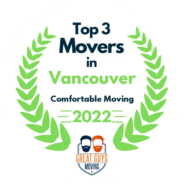 Top 3 Movers in Portland, OR 2022 award