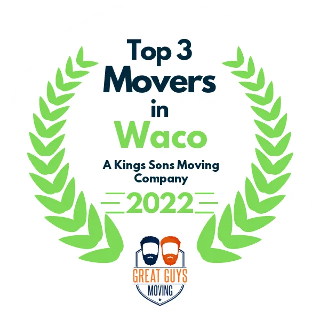 Top 3 Movers in Waco, TX 2022 award